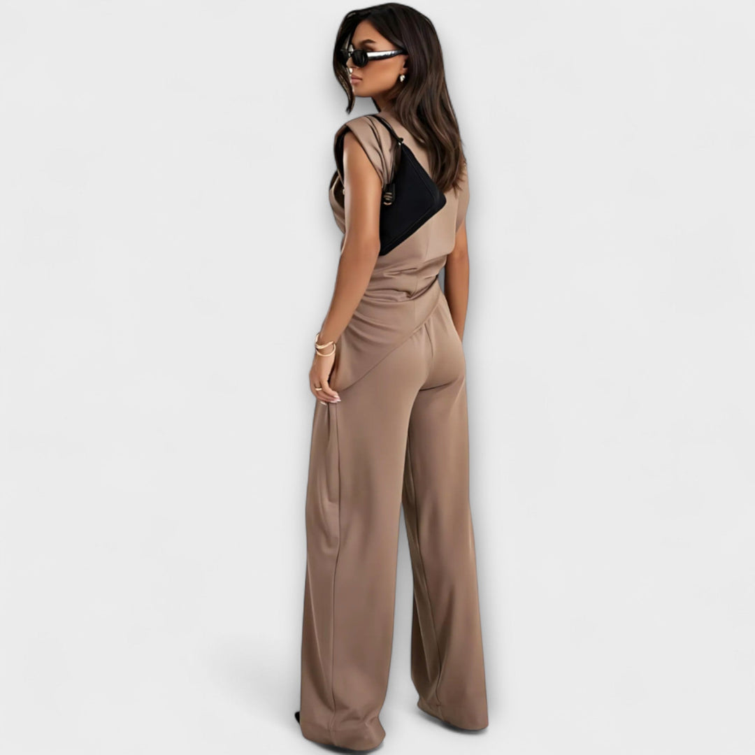 Charlotte | Asymmetrisches Ensemble mit Drapierten Schultern