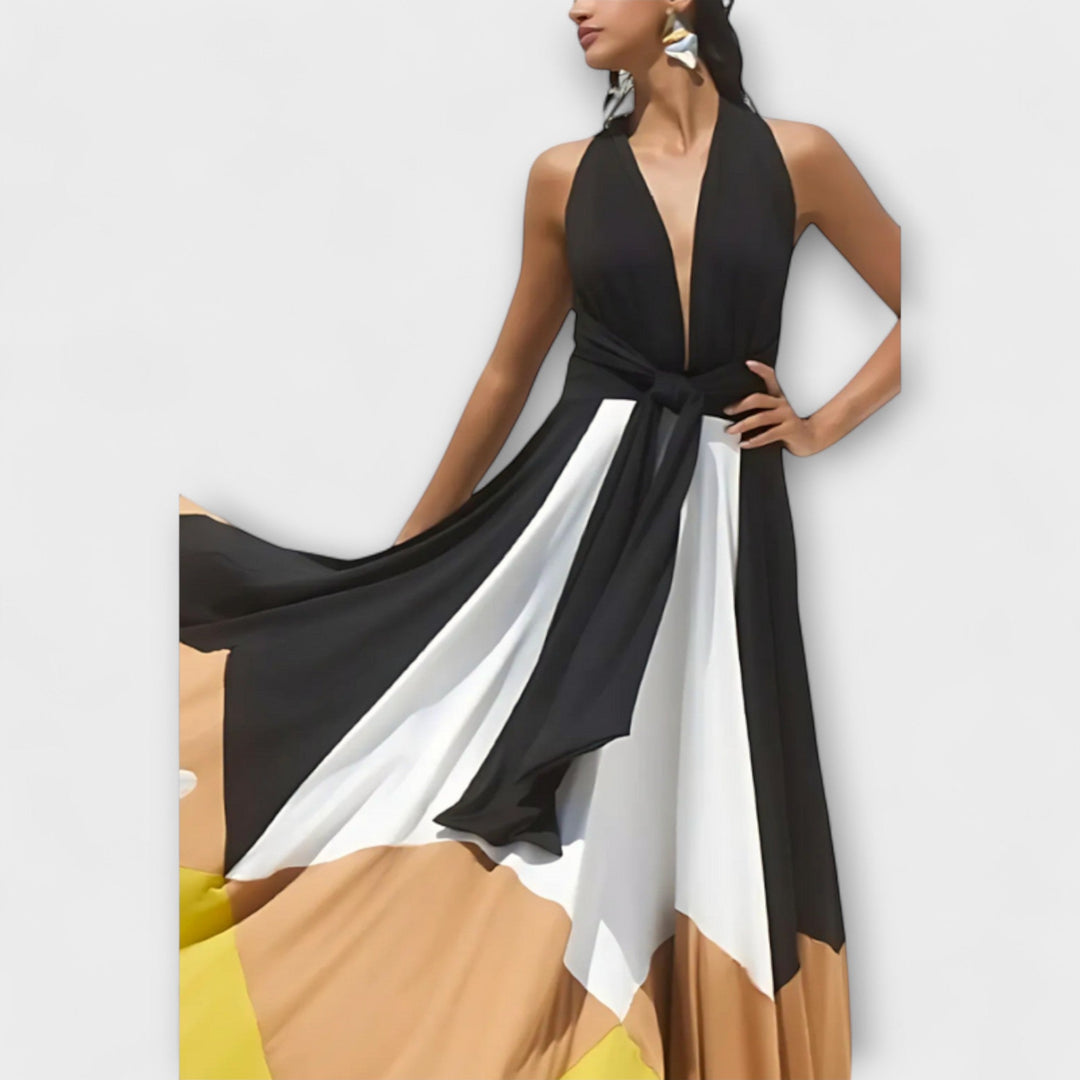 Ida | Langes Kleid mit Offenem Rücken