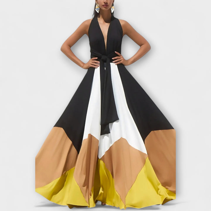 Ida | Langes Kleid mit Offenem Rücken