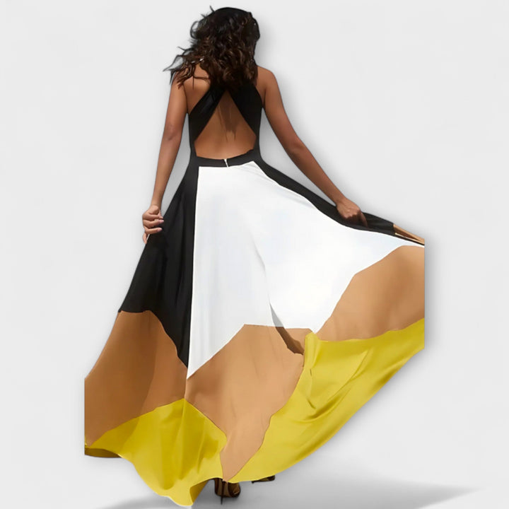 Ida | Langes Kleid mit Offenem Rücken
