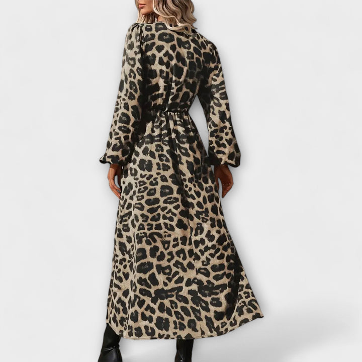Petra | Stylisches Kleid mit Leopardenmuster