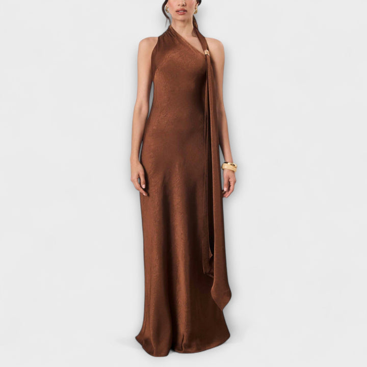 Antonia | Schickes Maxikleid aus Satin