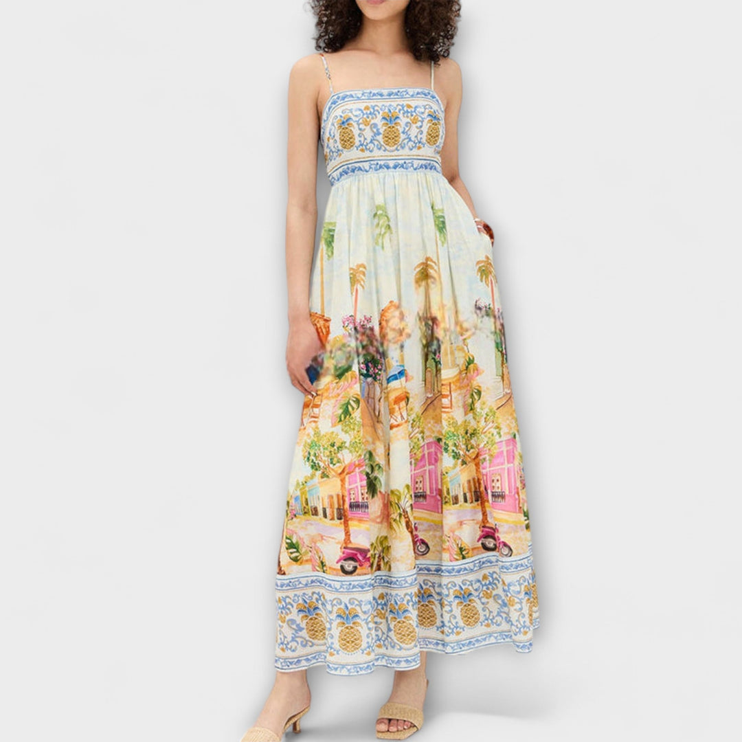 Neele | Aracati mehrfarbig Maxikleid