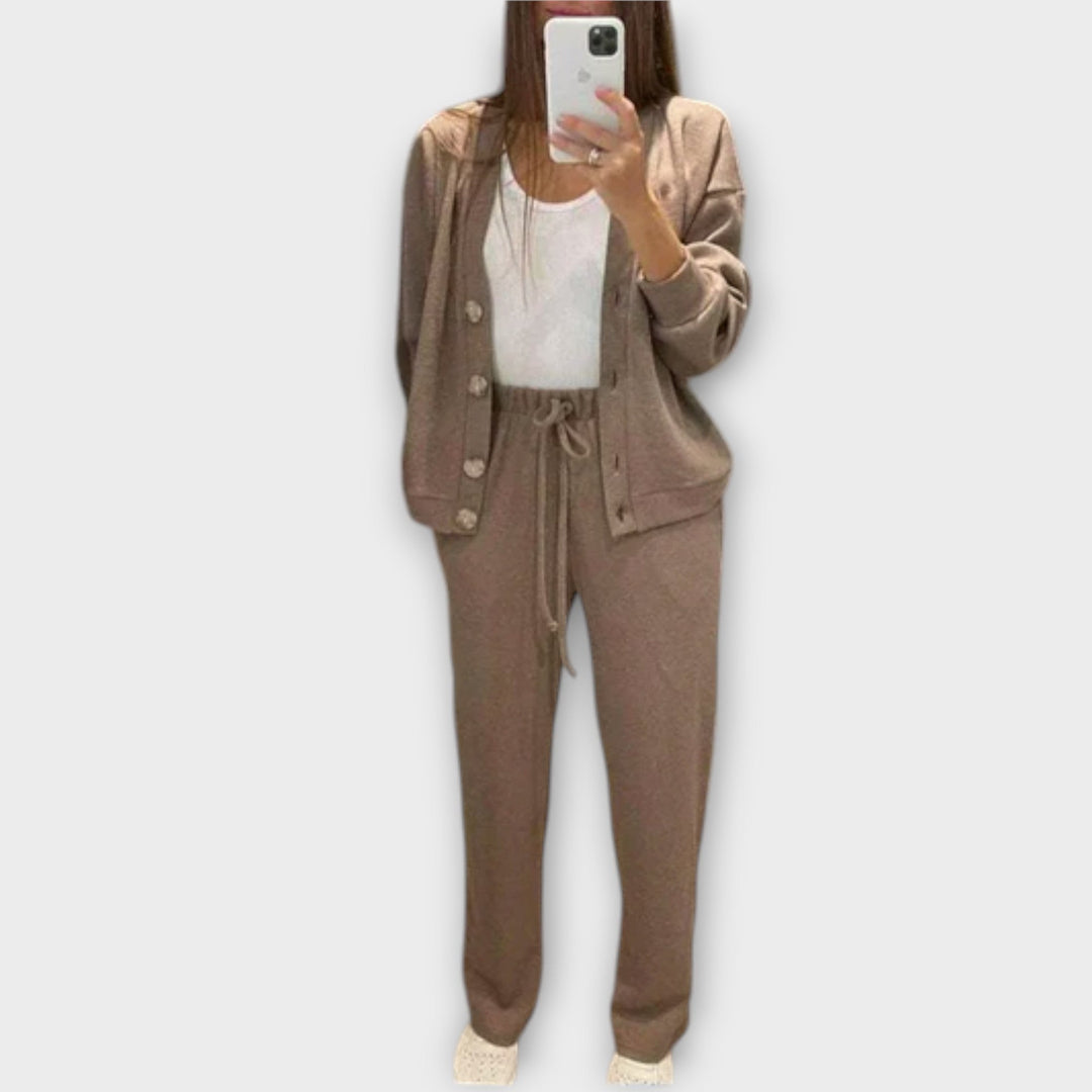 Henrike | Strickjacke & Hosen-Set