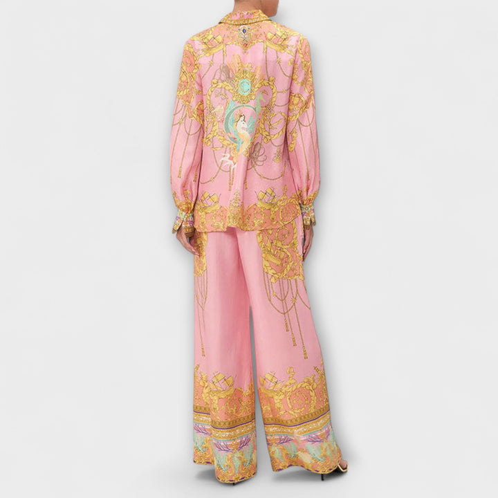 Gretchen | Meerjungfrau Relaxed Shirt und Elastische Taillenhosen Set