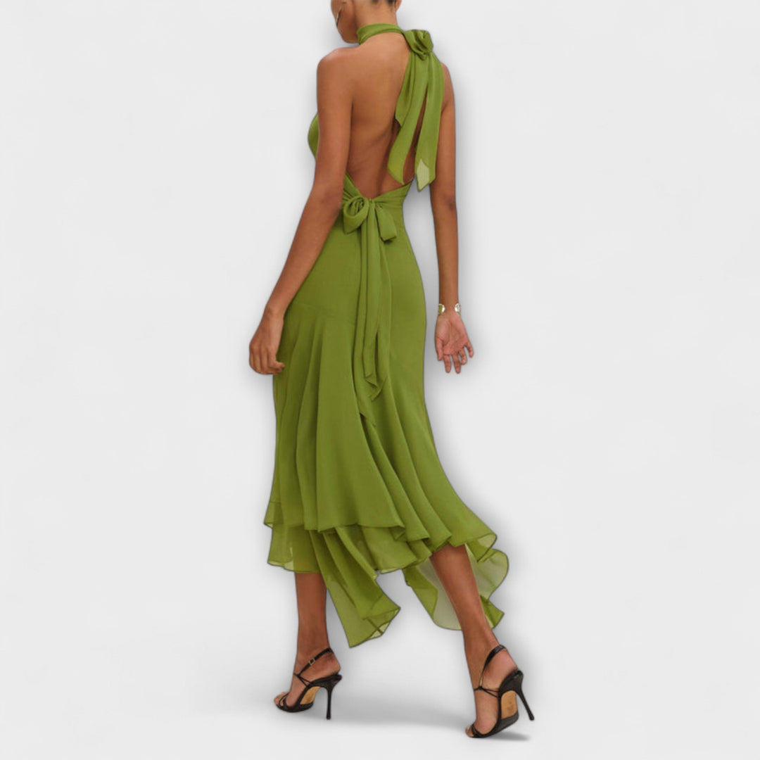 Lisa | Schickes asymmetrisches Maxikleid