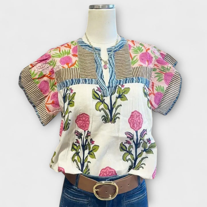 Linda | Boho Bluse