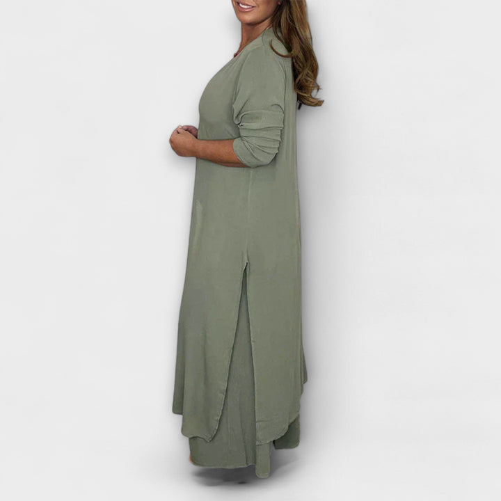 Mia | 2-teiliges stilvolles Damen-Zweiteiler-Set