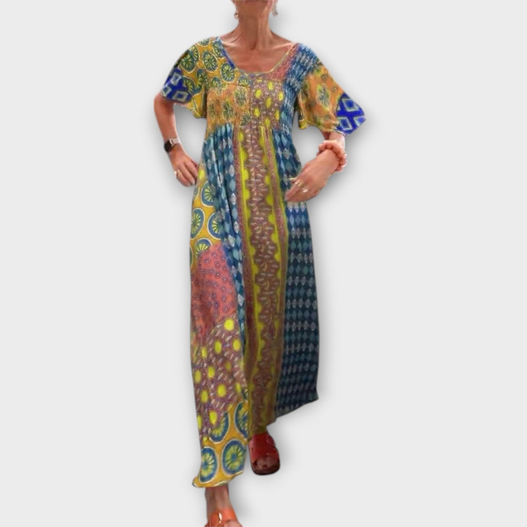 Frida | Lebhaftes Boho-Kleid