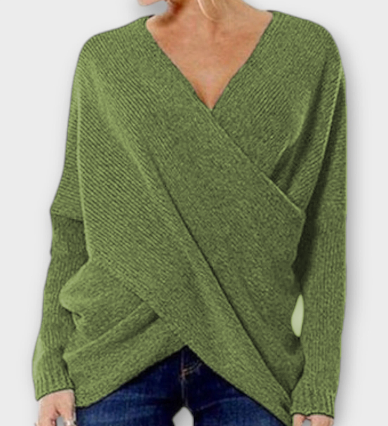 Helena | Gekreuzter Pullover