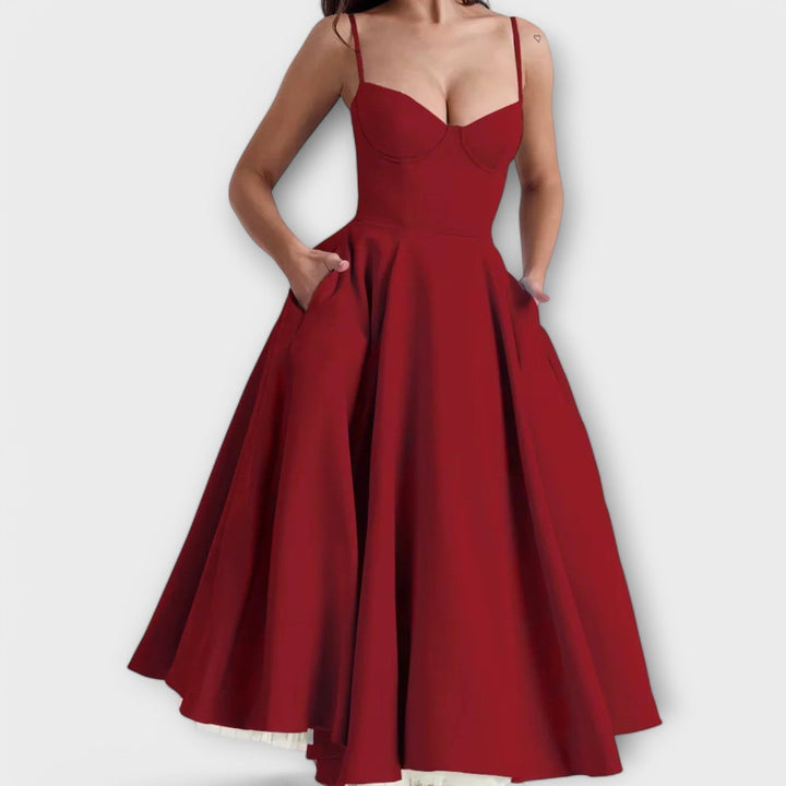 Larissa | Leichtes Sommerkleid mit Korsett-Detail