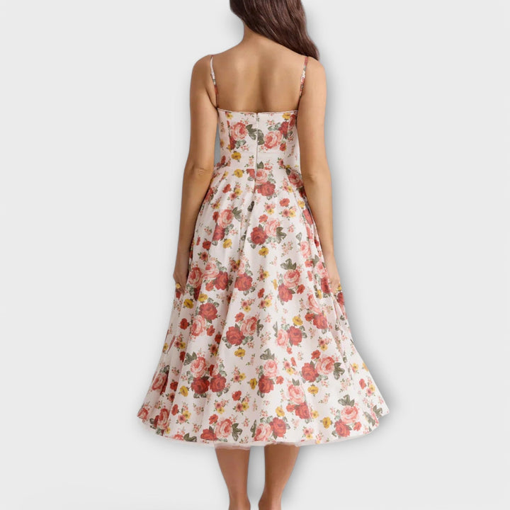 Larissa | Leichtes Sommerkleid mit Korsett-Detail