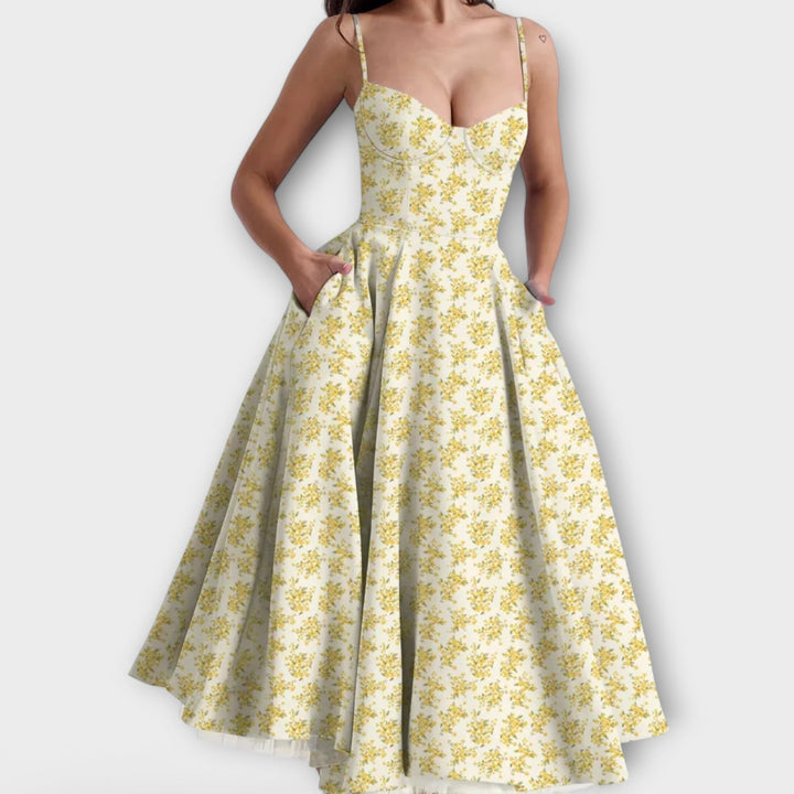 Larissa | Leichtes Sommerkleid mit Korsett-Detail