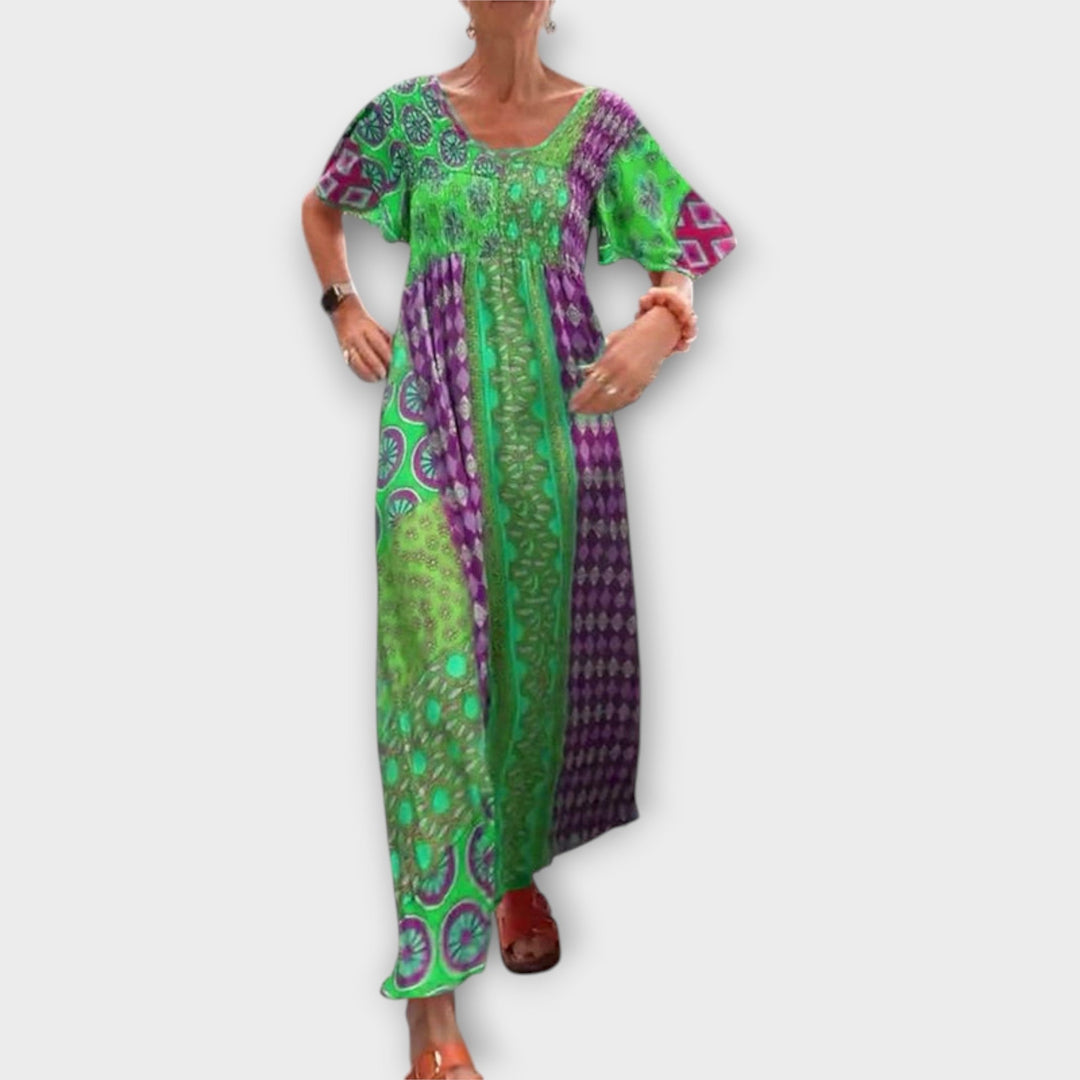 Frida | Lebhaftes Boho-Kleid