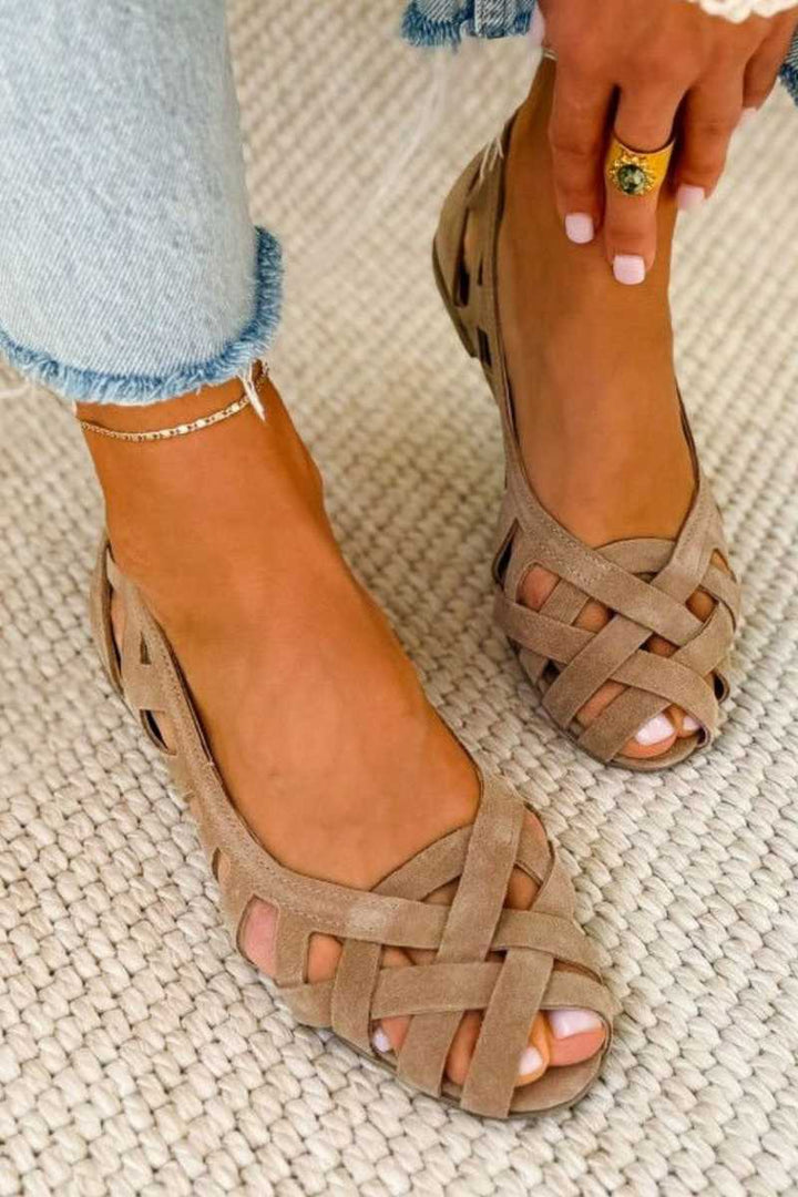 Magda | Geflochtene Sommersandalen