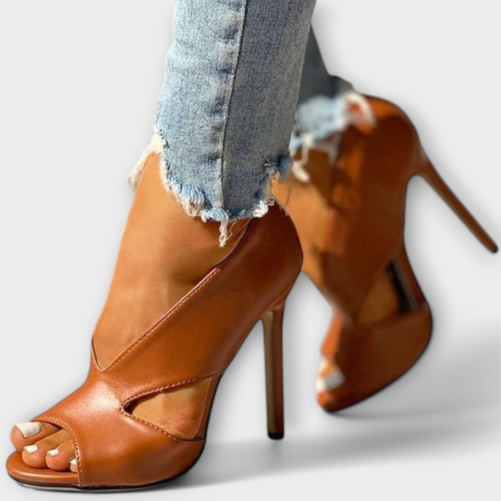 Kerstin | Trendige Orthopädische Sandalen mit Eleganten Absatz