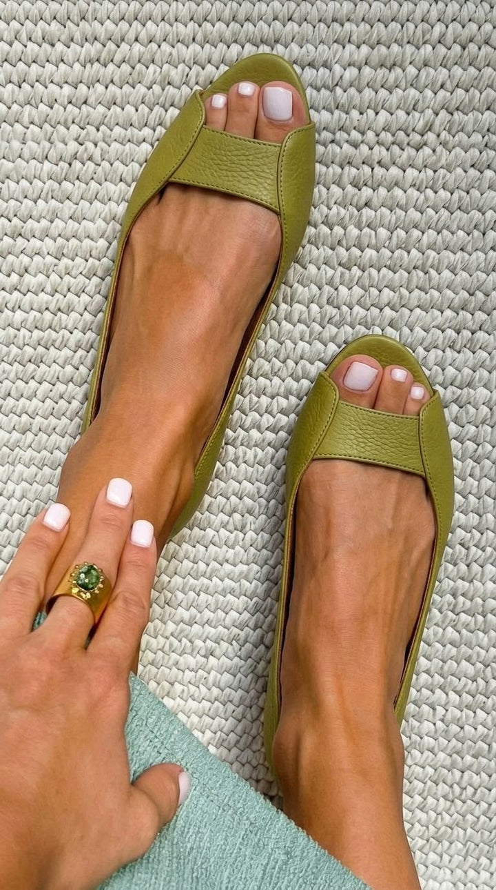 Luisa | Goldene Komfortsandalen