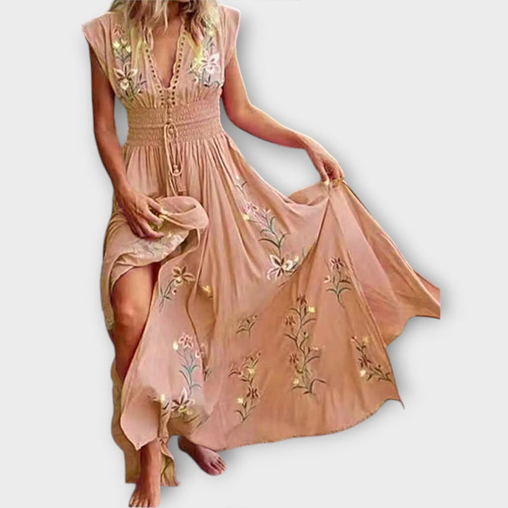 Esther | Boho-Kleid mit zauberhaften Stickereien