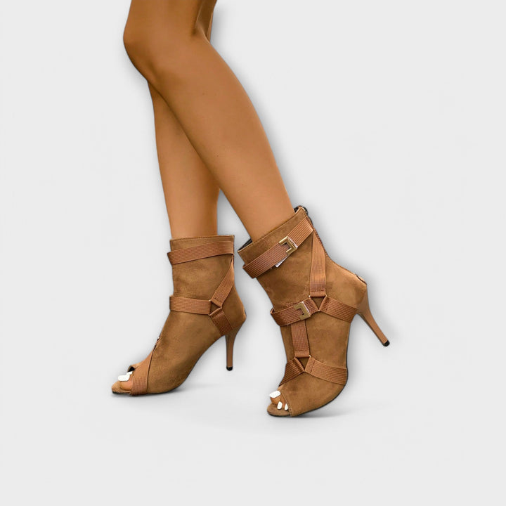 Franziska | Elegante Absatzsandalen mit Zehenausschnitt