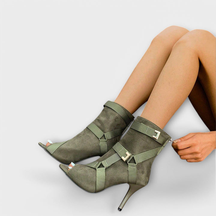 Franziska | Elegante Absatzsandalen mit Zehenausschnitt