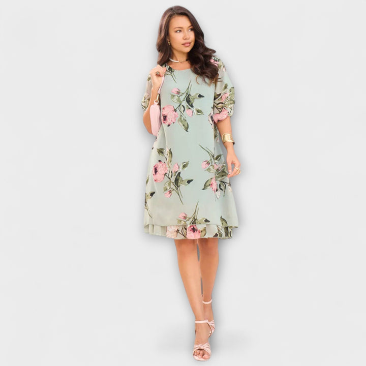 Annika | Elegantes Chiffonkleid