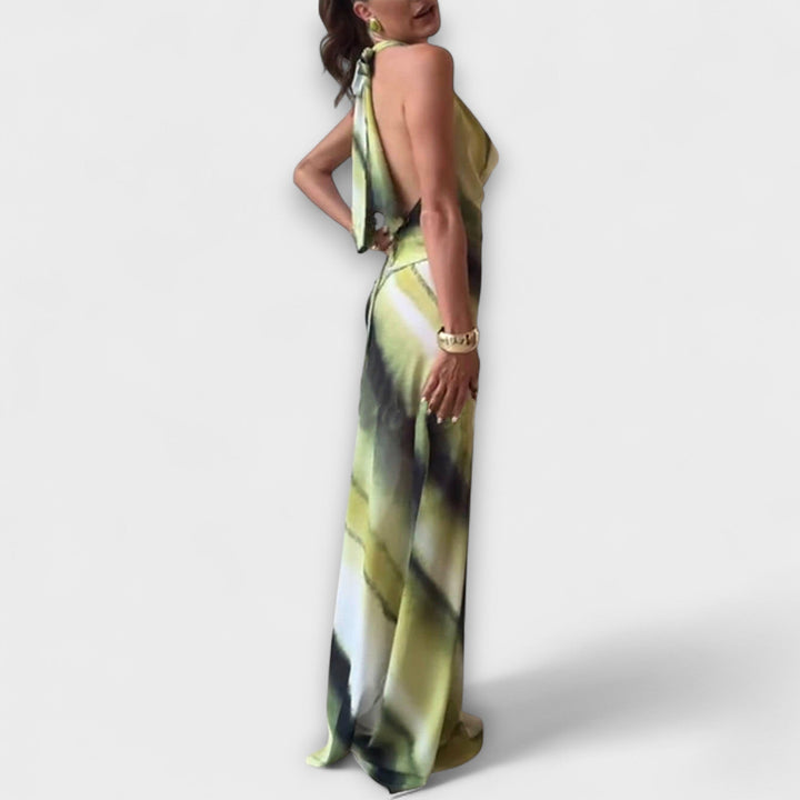 Ottilie | Klassisches Tie-Dye Gradient Maxikleid
