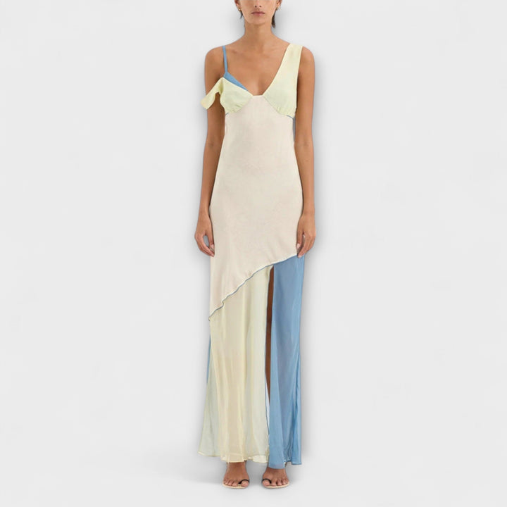 Gertrud | Thames Midi-Kleid mit Splice-Detail