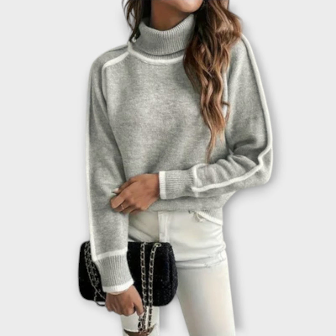 Leni | Lässiger Rollkragenpullover