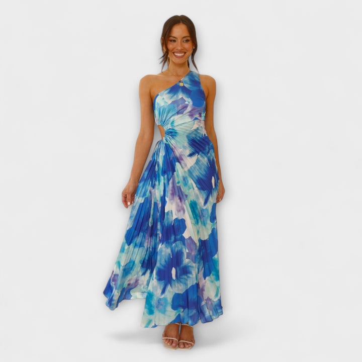 Maya | Elegantes Cut-Out Maxikleid