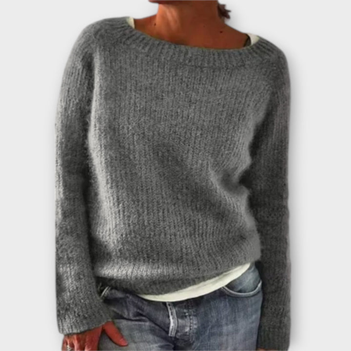 Lia | einfarbiger Pullover