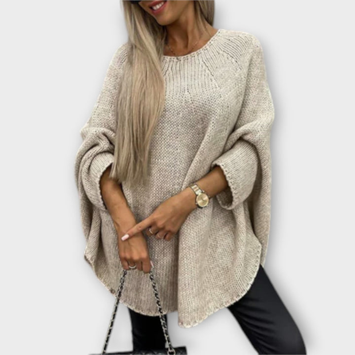Ruth | Stilvoller Damenpullover mit Rundhalsausschnitt
