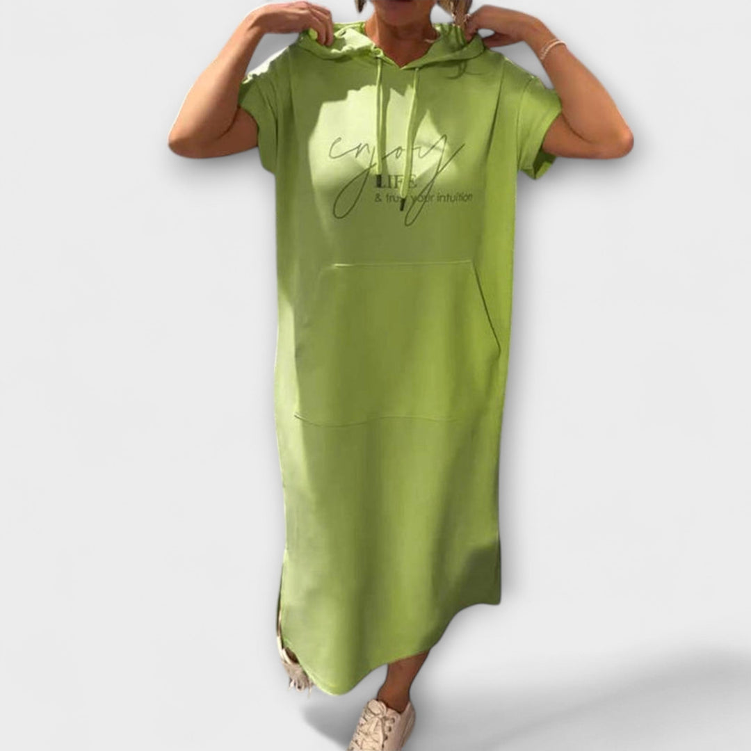 Nina | Entspanntes Kapuzenkleid Kleider