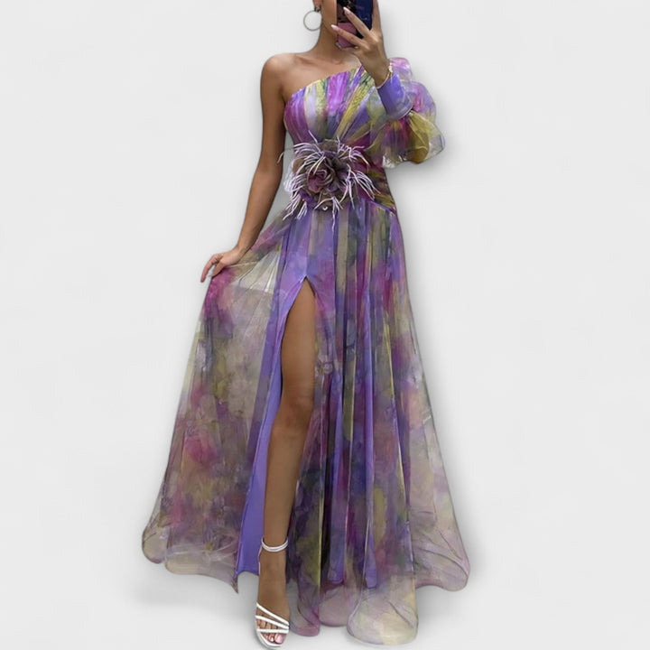 Lieselotte | Asymmetrisches Amelie-Maxikleid