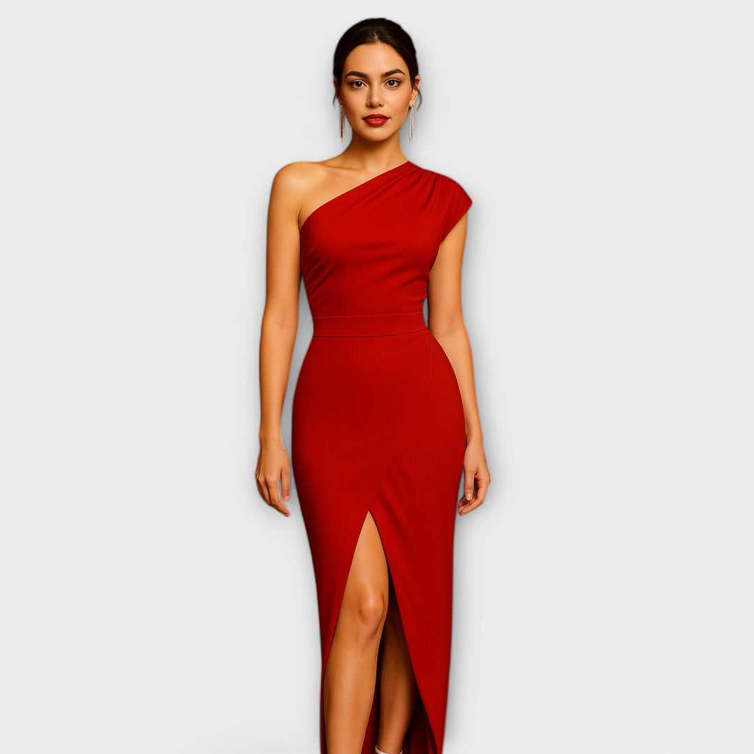 Karin | Elegantes asymmetrisches Abendkleid