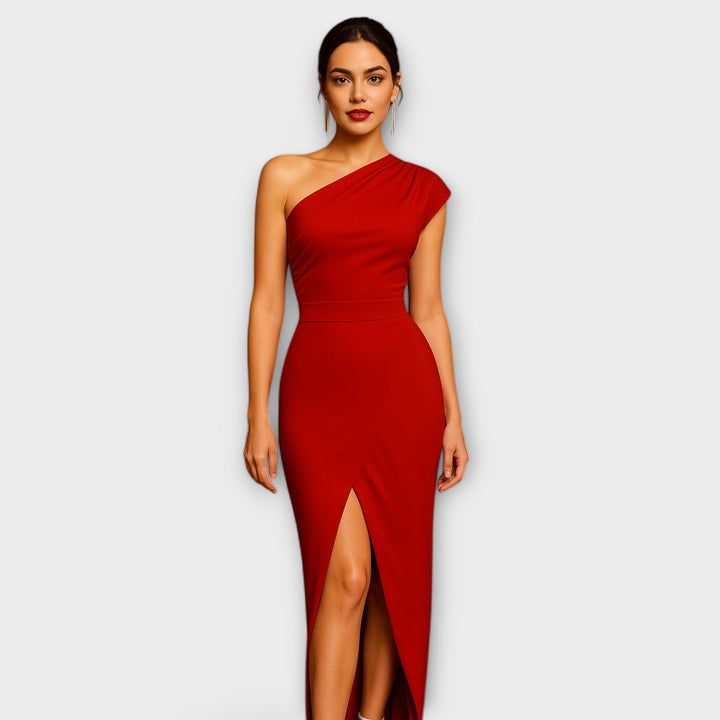 Karin | Elegantes asymmetrisches Abendkleid