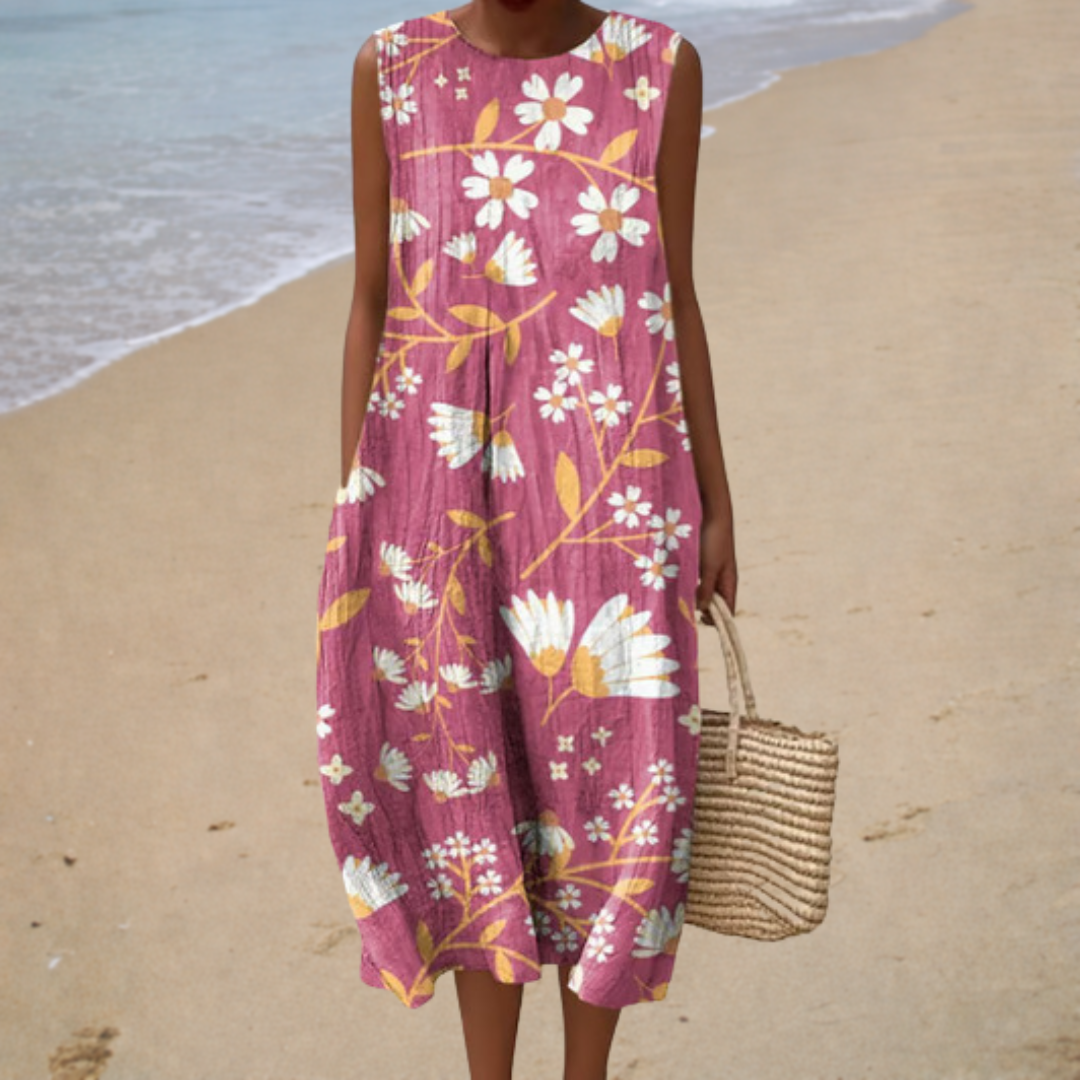 Jule | Bequemes Sommerkleid Ärmellos