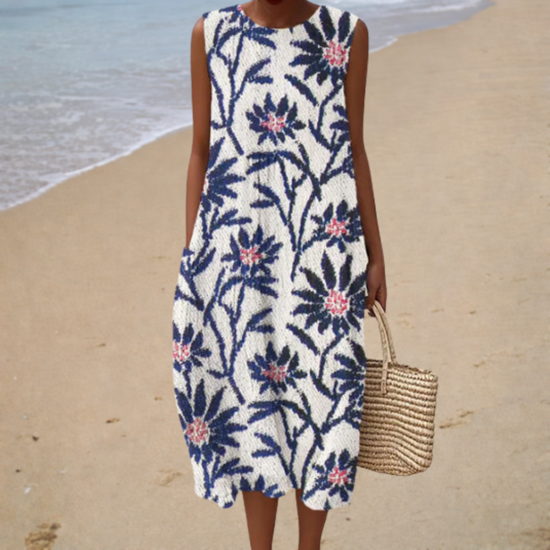 Marlene | Bequemes Sommerkleid Ärmellos