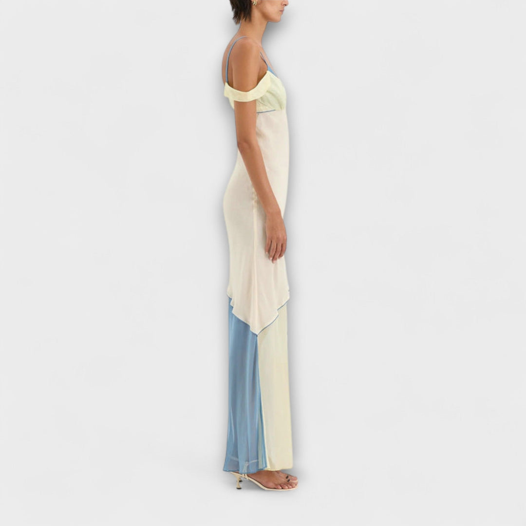 Gertrud | Thames Midi-Kleid mit Splice-Detail