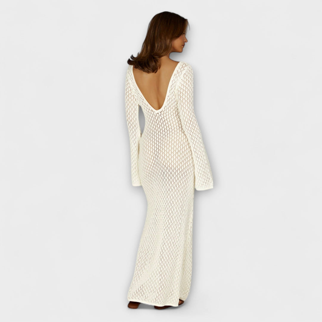 Marita | Weißes Luna Strandkleid