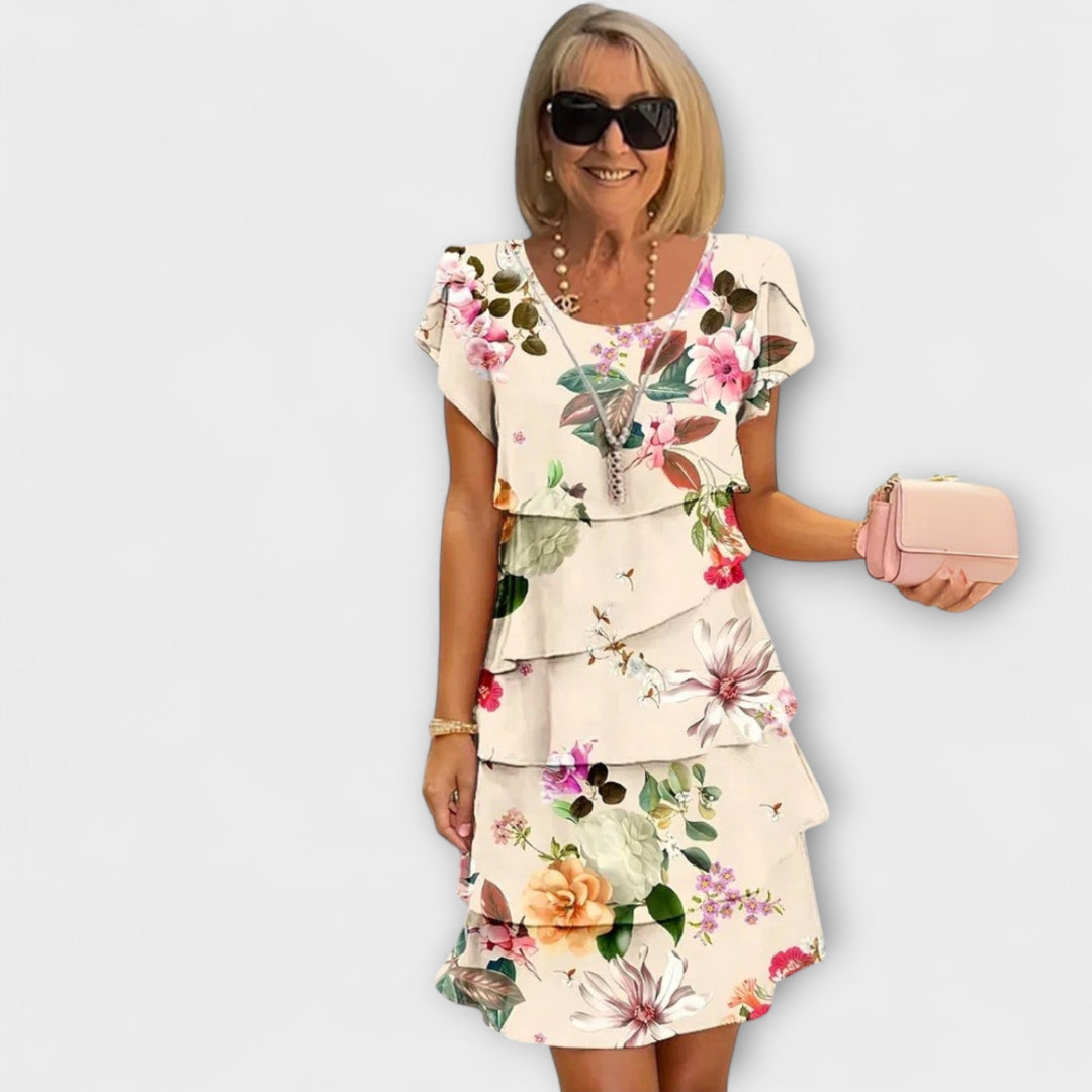 Sieglinde | florales Eleganzkleid