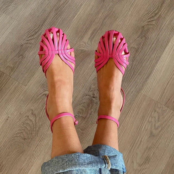 Ursel | Schmuck-Sandalen mit Riemchen