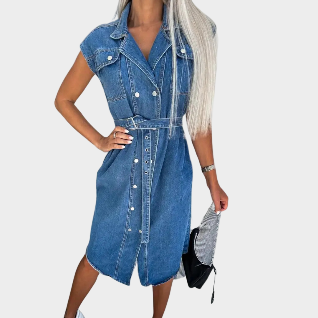 Gertrud | Tägliches Jeanskleid