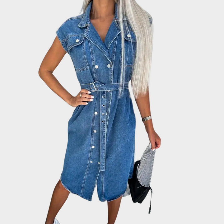 Gertrud | Tägliches Jeanskleid