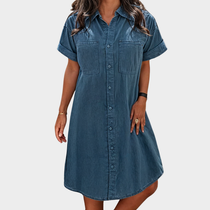 Lore | Sommerliches, sanftes Jeanskleid