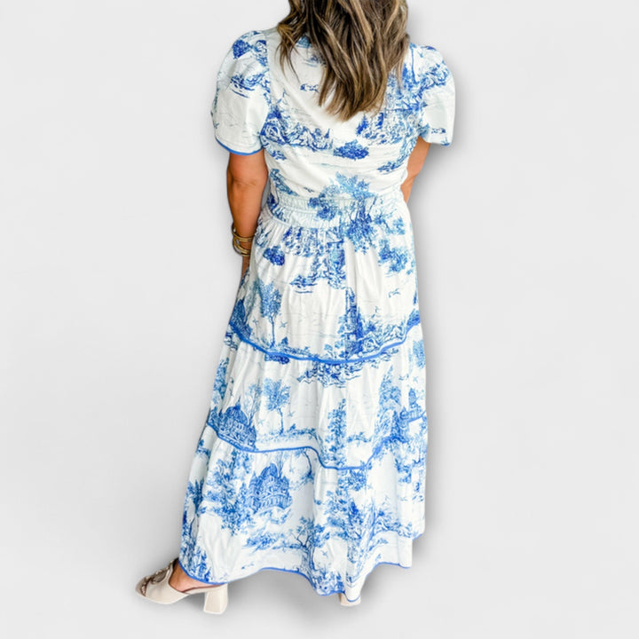 Petra | Zeitloses Toile-Maxikleid-Kleid