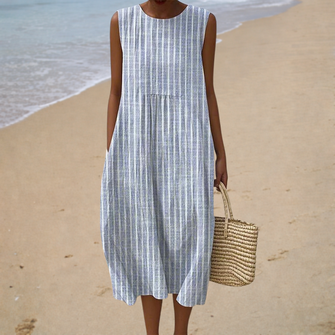 Annette | Bequemes Sommerkleid Ärmellos