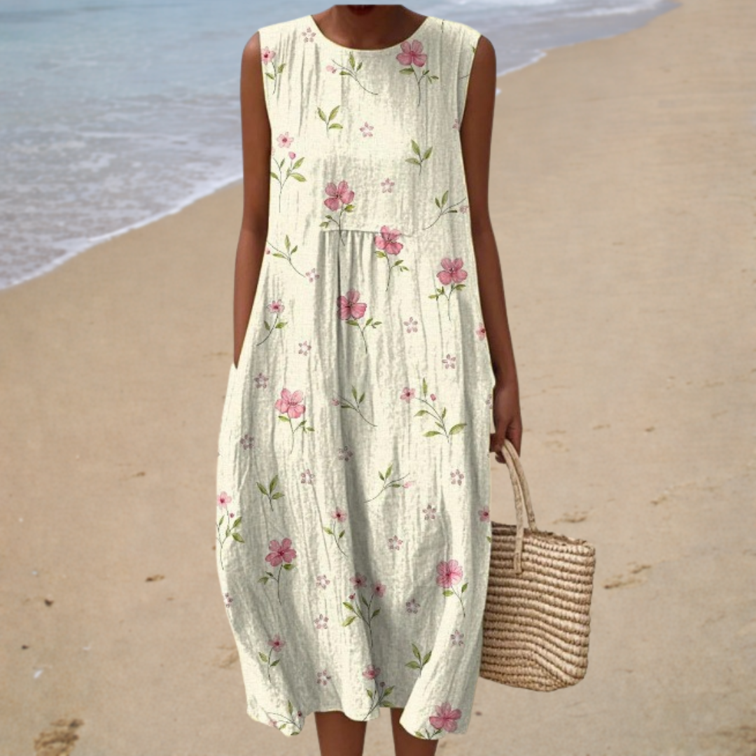 Zeynep | Bequemes Sommerkleid Ärmellos