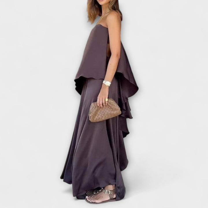 Marlene | Schickes ärmelloses Bandeau-Top und Rock