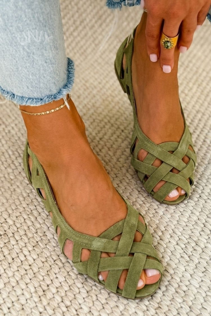 Magda | Geflochtene Sommersandalen