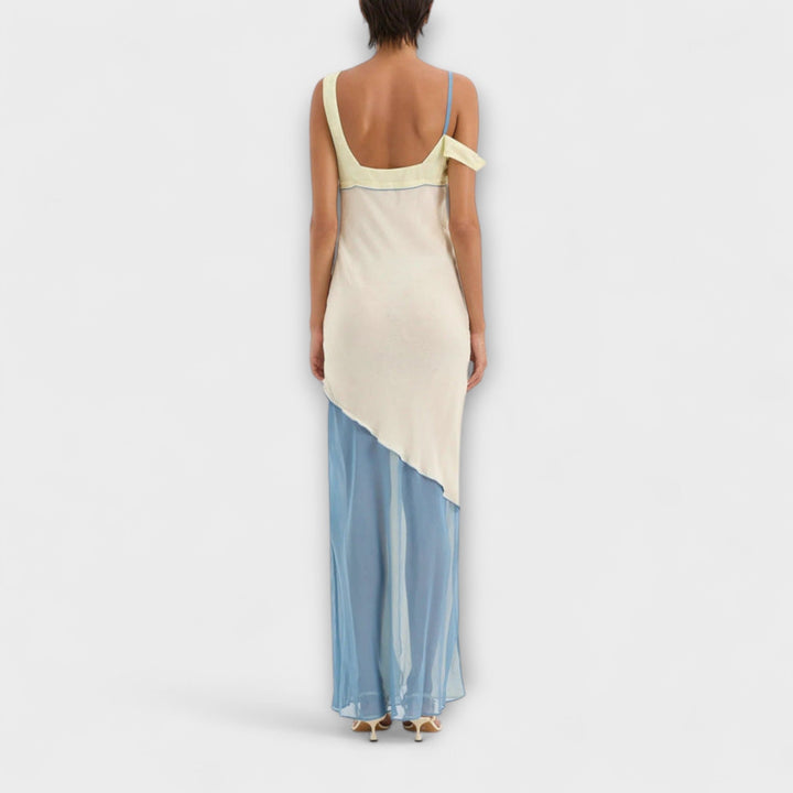 Gertrud | Thames Midi-Kleid mit Splice-Detail